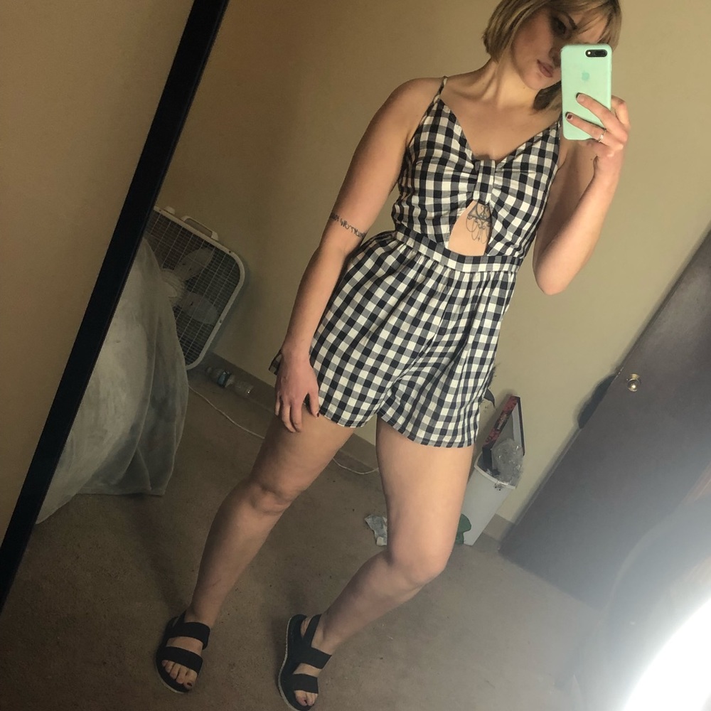 American eagle plaid jumper
